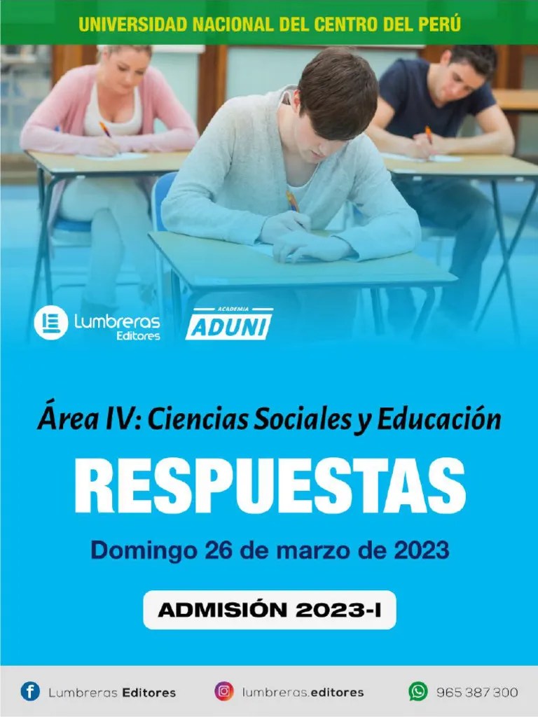 RES - Adm - UNCP 2023-I - Area IV | PDF