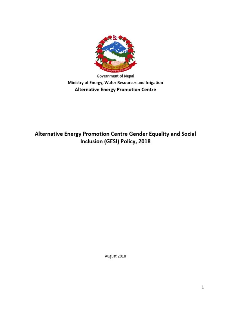 AEPC - Gender-Equality-And-Social-Inclusion-Gesi-Policy-2018-1655958553 ...