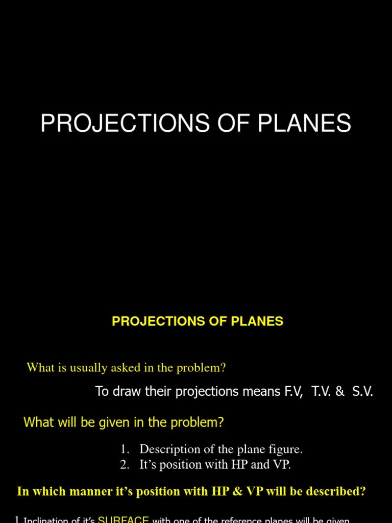 Unit 3 Projection-of-planes | PDF