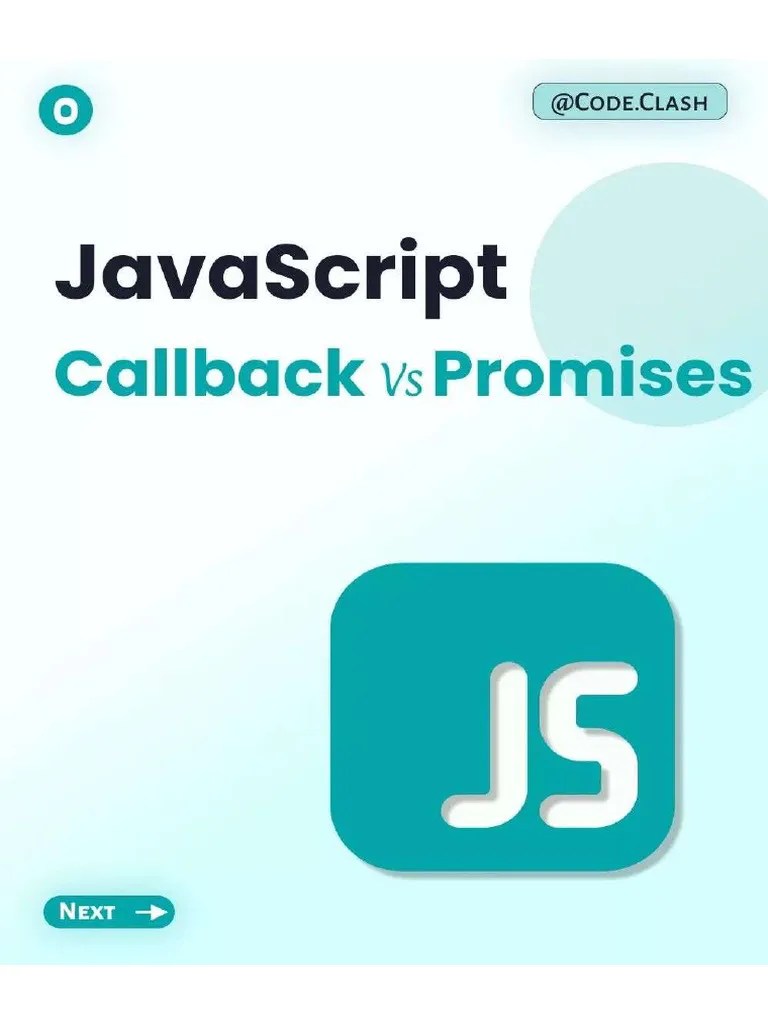 JavaScript Callback Vs Promises | PDF