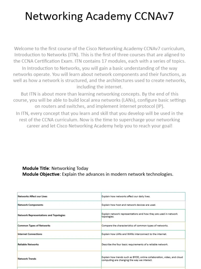 Ccna Class. 1 & 2 | PDF | Computer Network | Cisco Certifications