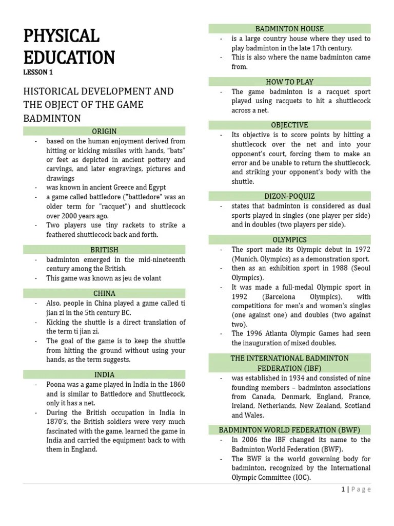 PHYSICAL-EDUCATION | PDF | Athletic Sports | Sports