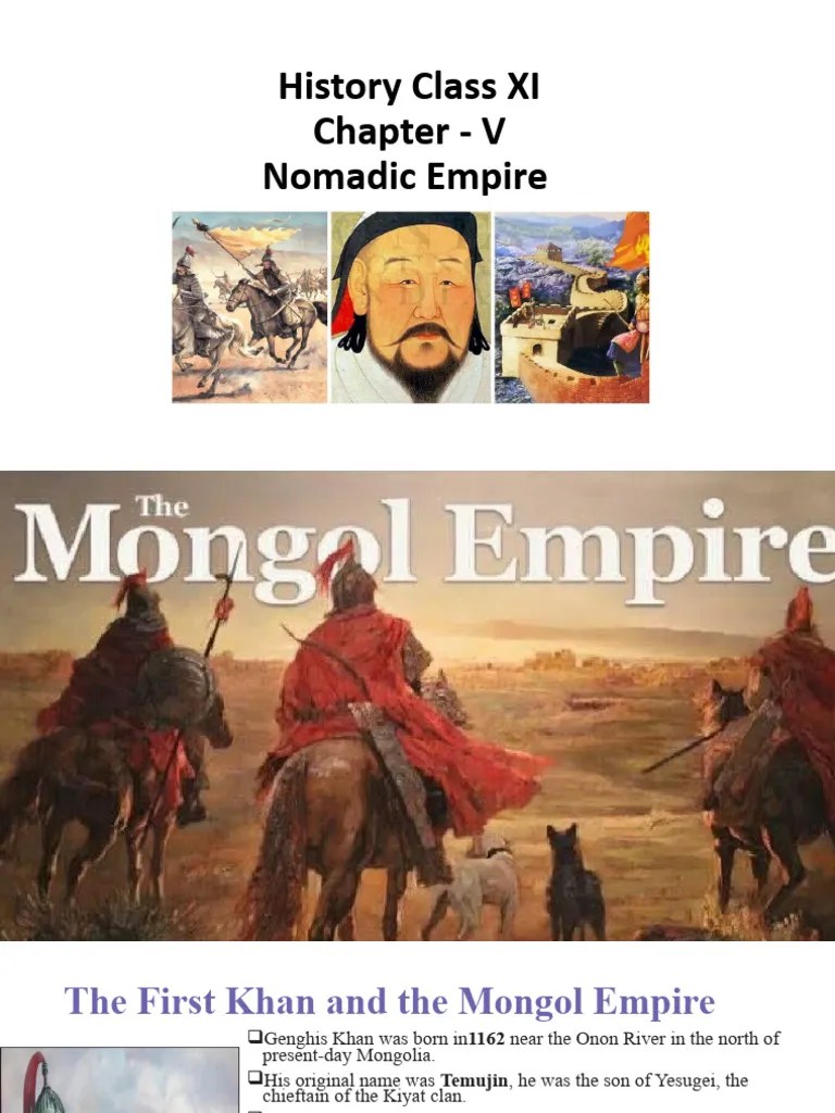 CH 5 Nomadic Empire 1 | PDF | Mongol Empire | Genghis Khan