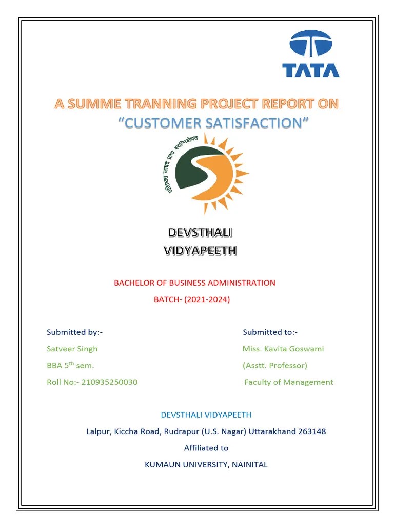 Summer Internship | PDF