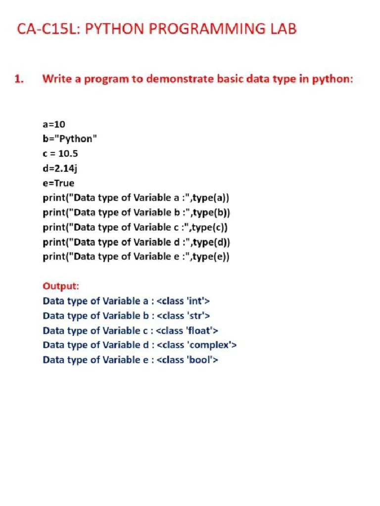 Python Program | PDF