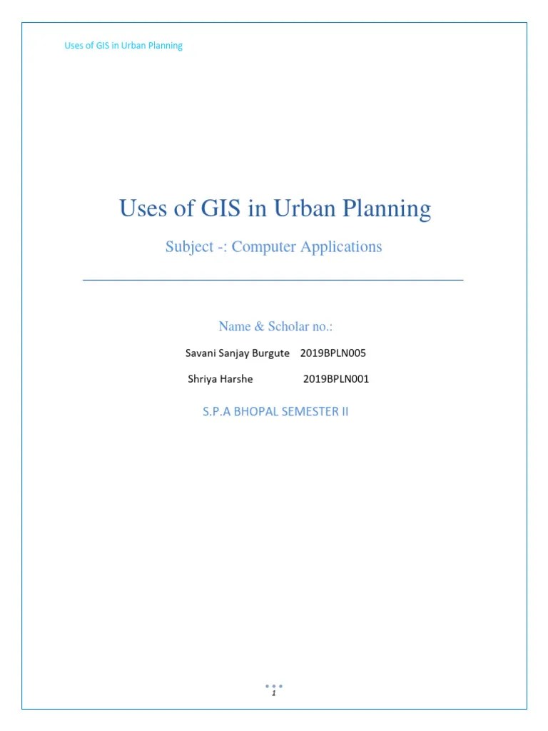 What Is GIS | Download Free PDF | Geographic Information System | Urban ...