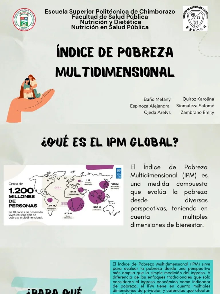 Índice De Pobreza Multidimensional-Grupo 4 - Compressed | Descargar Gratis PDF | Pobreza ...