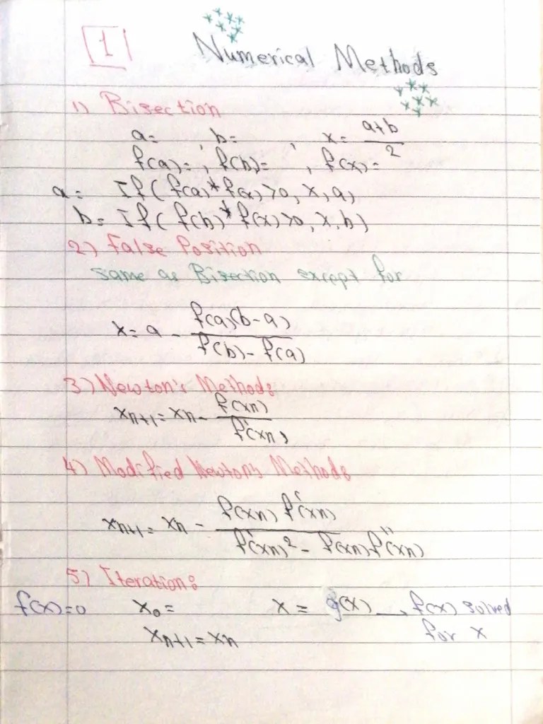 Numerical Methods | PDF