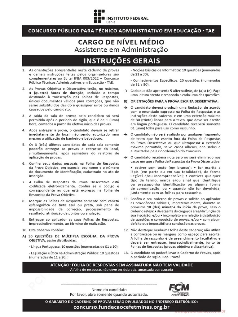 Assistente Em Administracao | PDF | Administração Pública | Ransomware