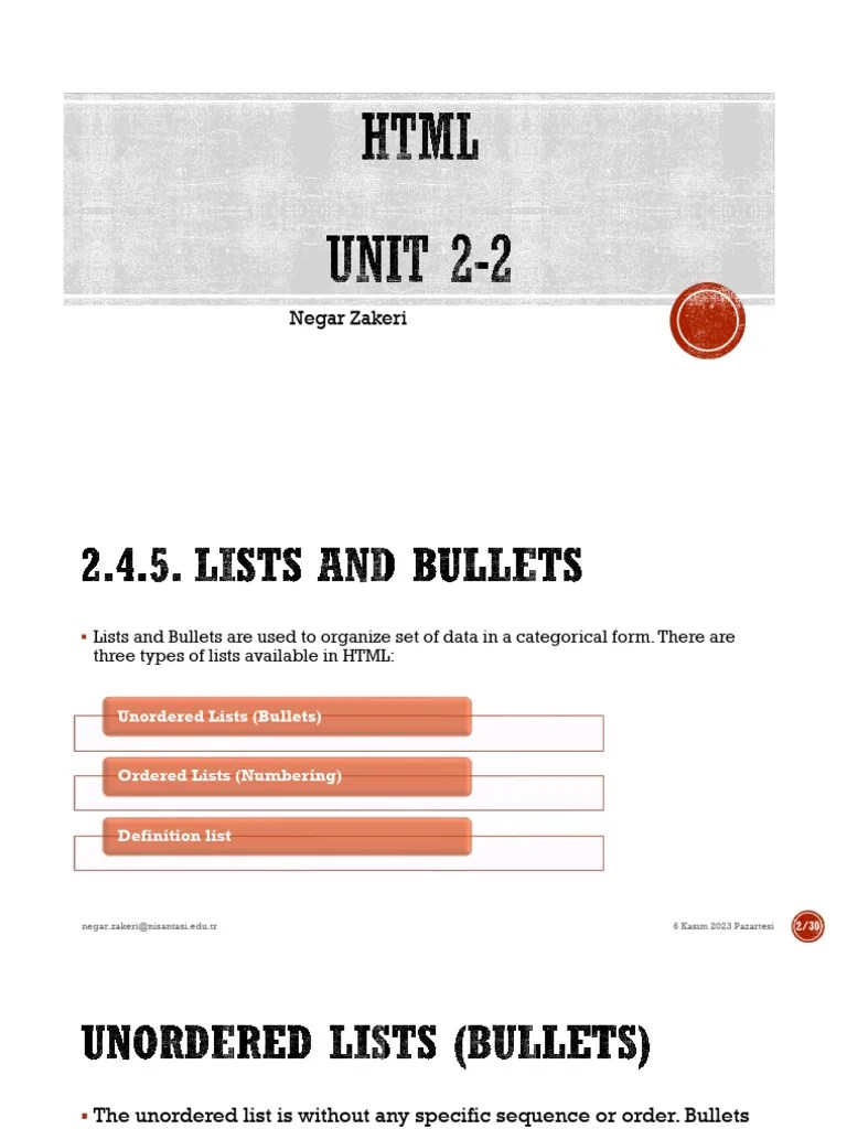 Introwebprogramming Unit2 2 | PDF | Html Element | Html
