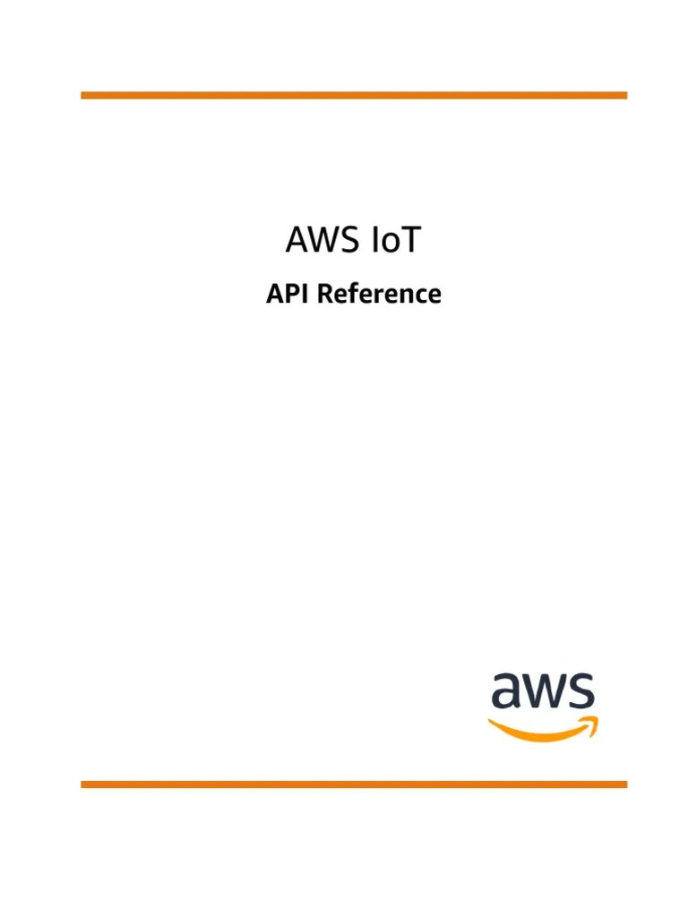 Iot Api | PDF | Amazon Web Services | Internet Of Things
