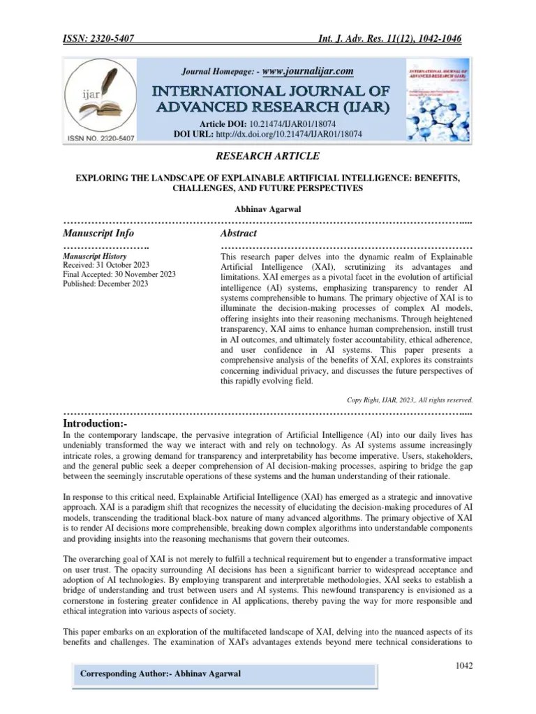 Exploring The Landscape Of Explainable Artificial Intelligence ...