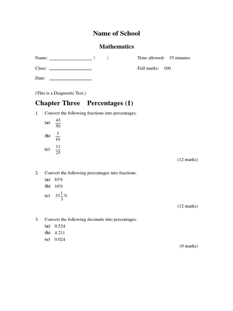 Book Exercise Math Chapter 9 S1 Basic Difficulty | Download Free PDF ...