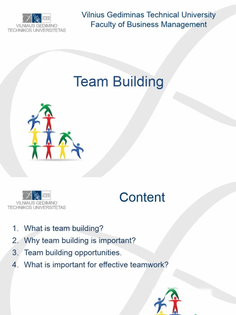 Team Building | PDF | Team Building | Psychological Concepts