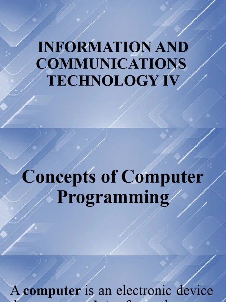 ICT4 | PDF | Computer Programming | Assembly Language