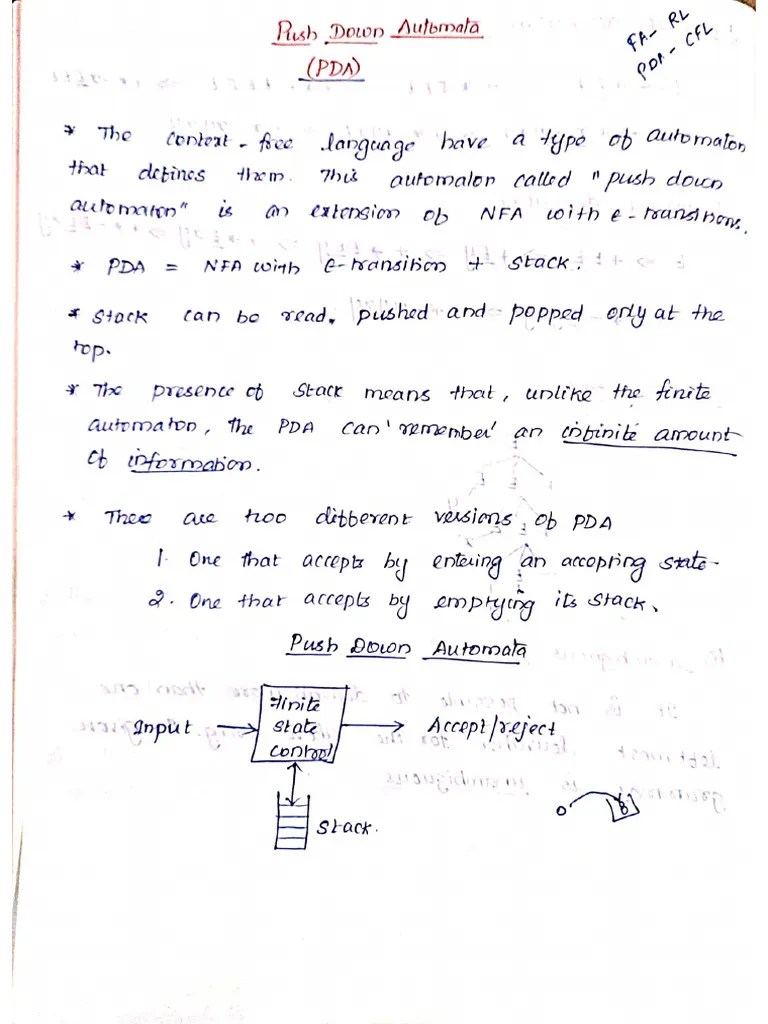 Theory Of Computation | PDF