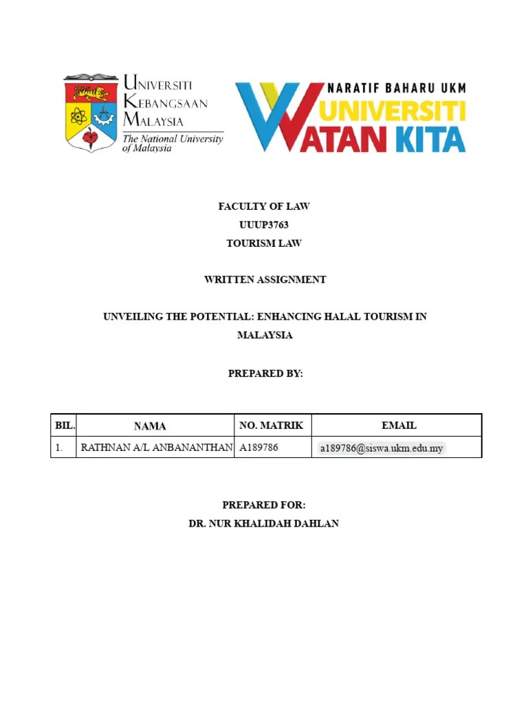 Enhancing Halal Tourism In Malaysia | PDF | Tourism | Malaysia