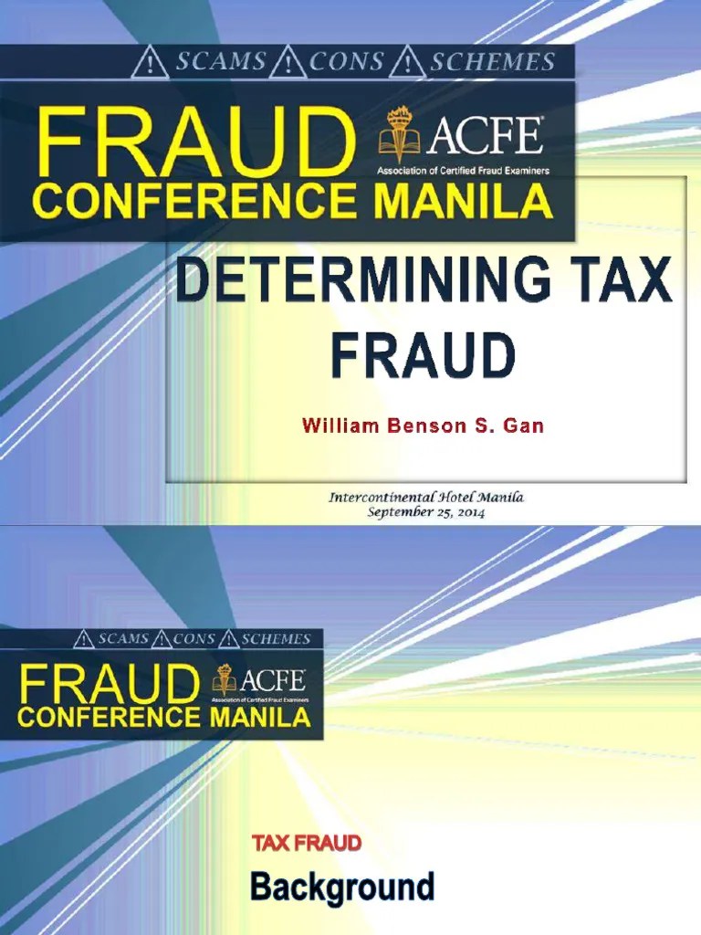 7 Determining Tax Fraud | PDF | Taxation In The United States | Taxes