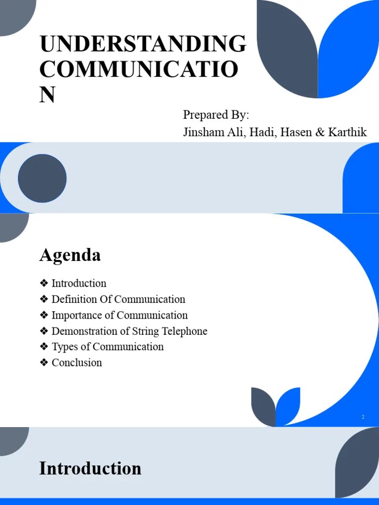 English Presentation | PDF | Communication | Nonverbal Communication