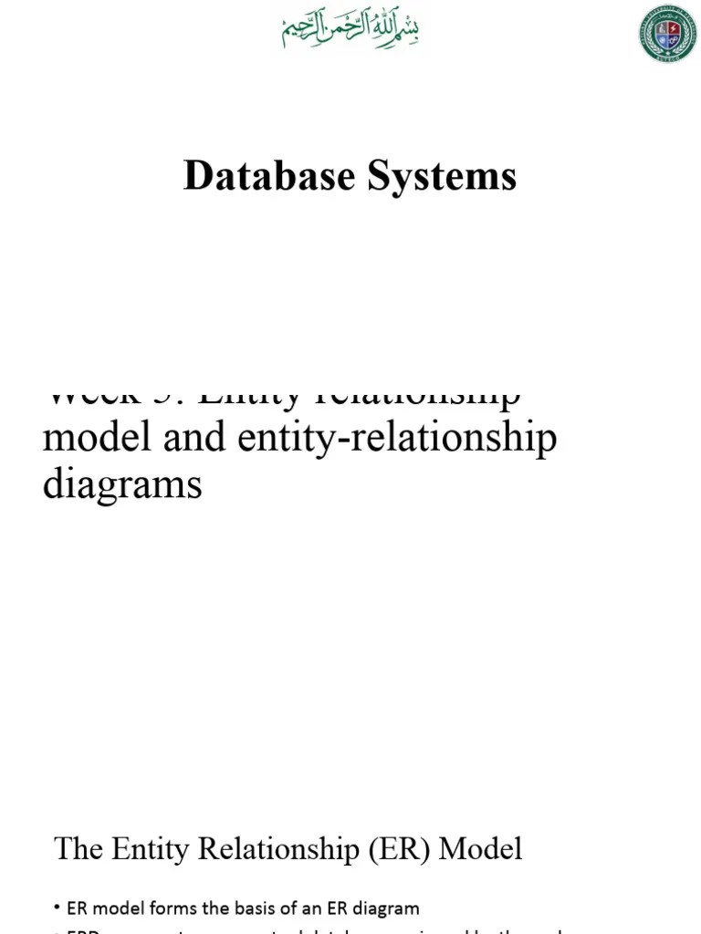 Entity Relationship Model And Entity-Relationship Diagrams | PDF | Data ...