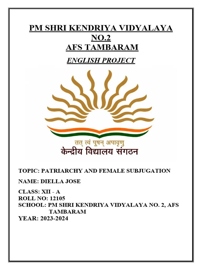 English Class 12 Investigatory Project | PDF