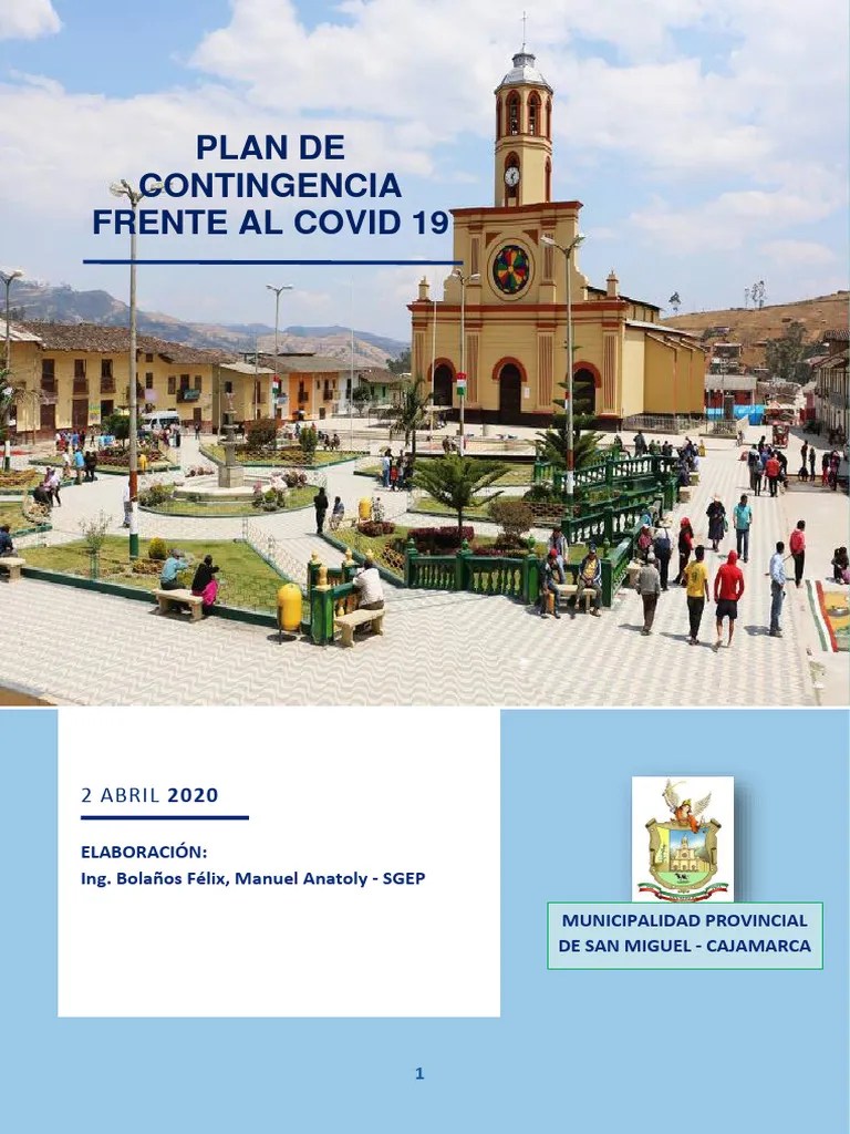 Plan De Contingencia Covid 19 - MPSM | PDF | Especialidades Medicas ...