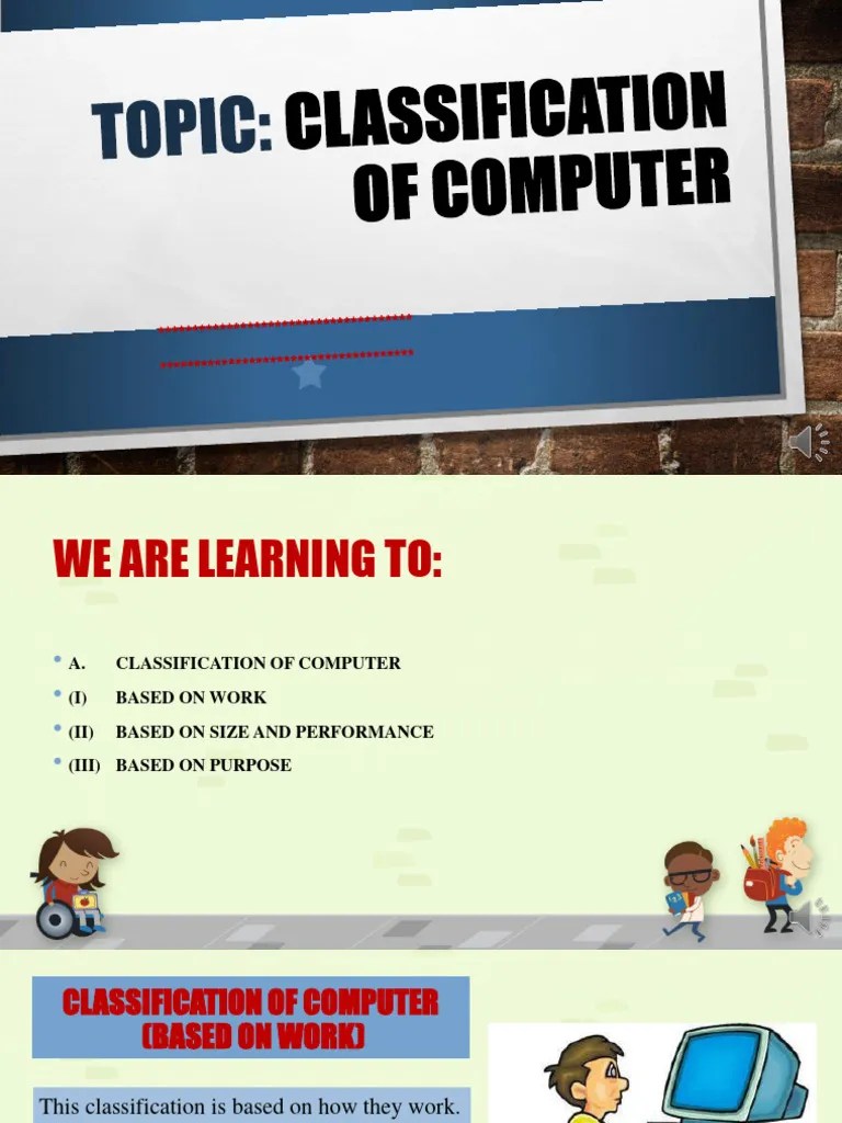 Classification Of Computers | PDF | Mainframe Computer | Office Equipment