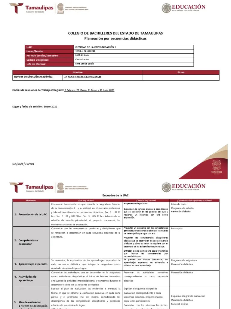 Ciencias De La Comunicacion Ii | PDF | Evaluación | Comunicación