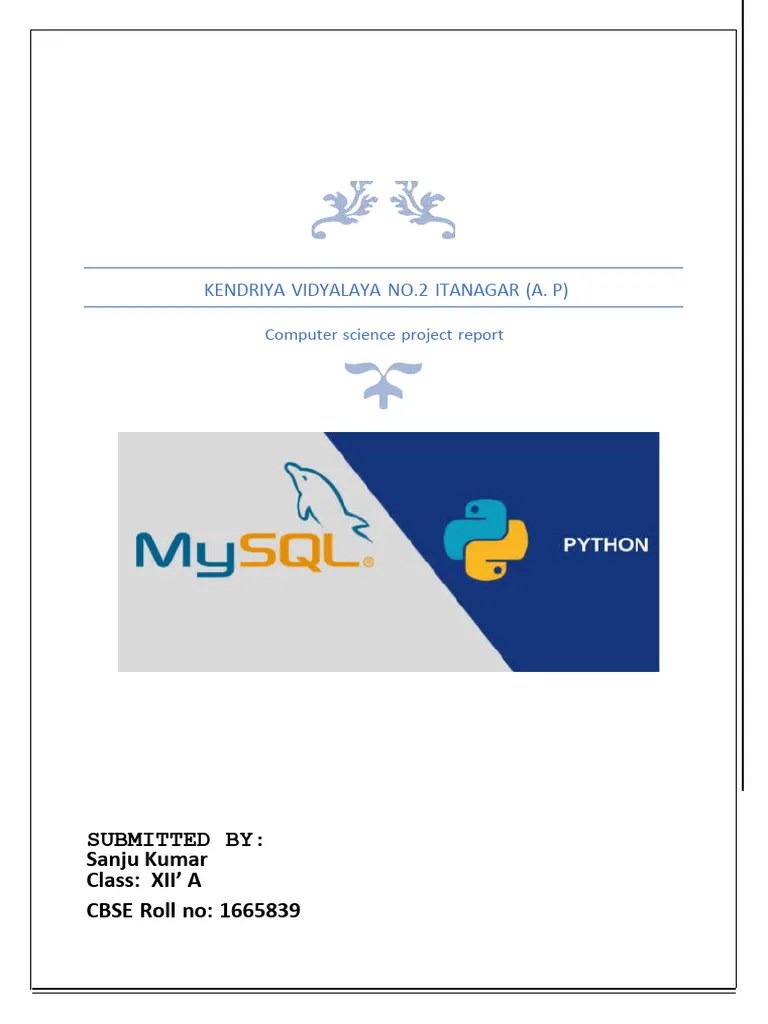 CS Project On SQL And My SQL Connect | PDF | Aviation | Aircraft