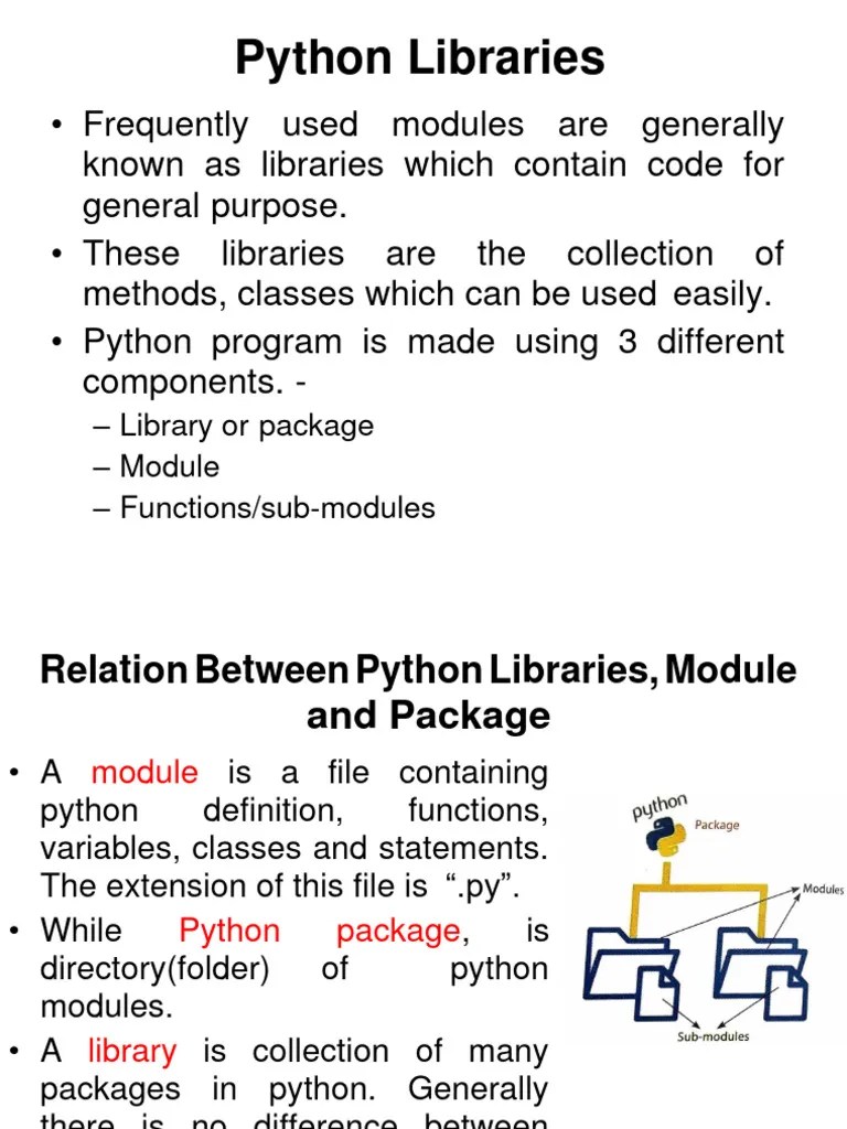 Using Python Libraries | PDF | Namespace | Python (Programming Language)
