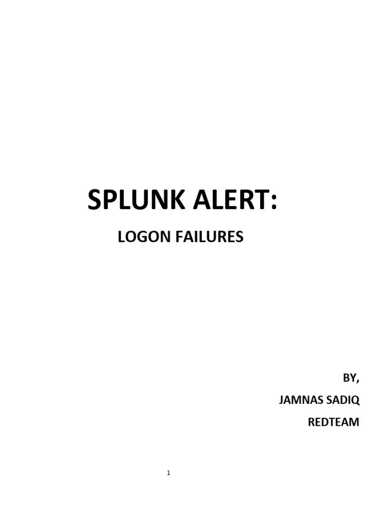 Splunk | PDF | Computer Science | Information Technology Management