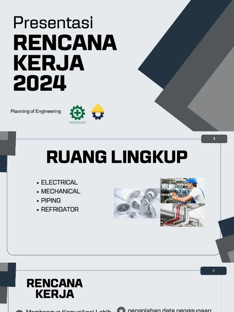 Rencana Kerja Engineering 2024 | PDF