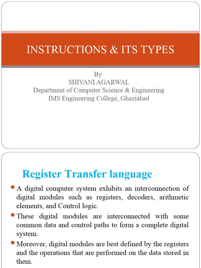 Unit1 Addressing Modes And GPR | PDF | Central Processing Unit ...