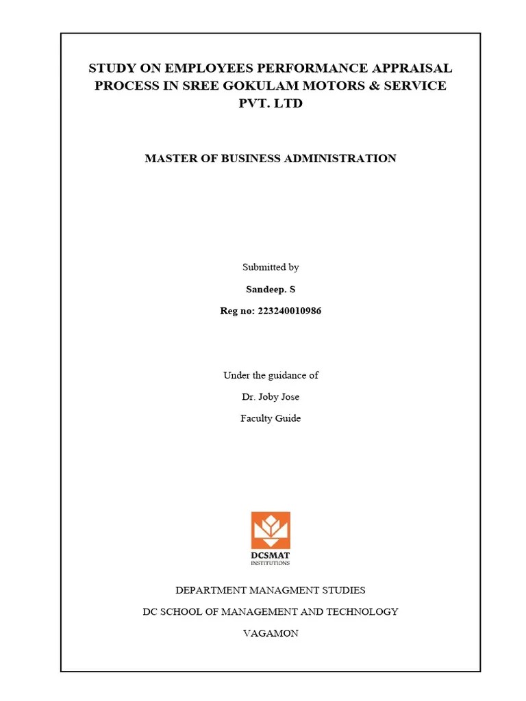 Performance Appraisal Process | PDF | Performance Appraisal | Goal