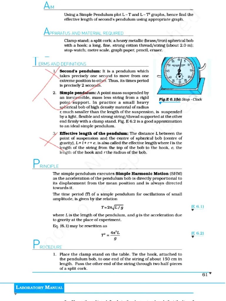 Simple Pendulum | PDF | Pendulum | Cartesian Coordinate System