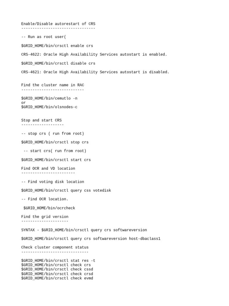 Cluster Commands | PDF | Computer Cluster | Node (Networking)