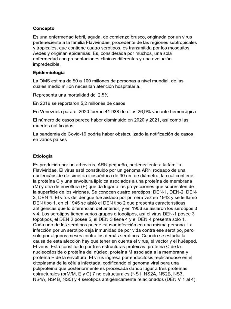 DENGUE 1.0 | PDF | Virus | Medicina