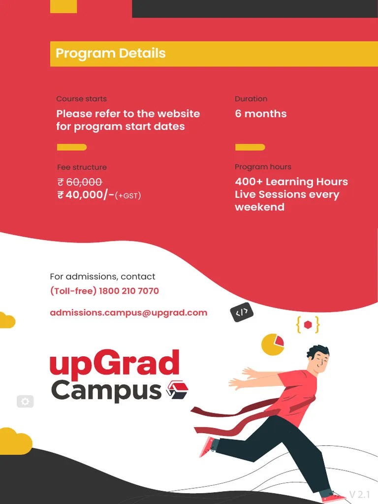 UpGrad Campus - Full Stack Development Brochure | PDF