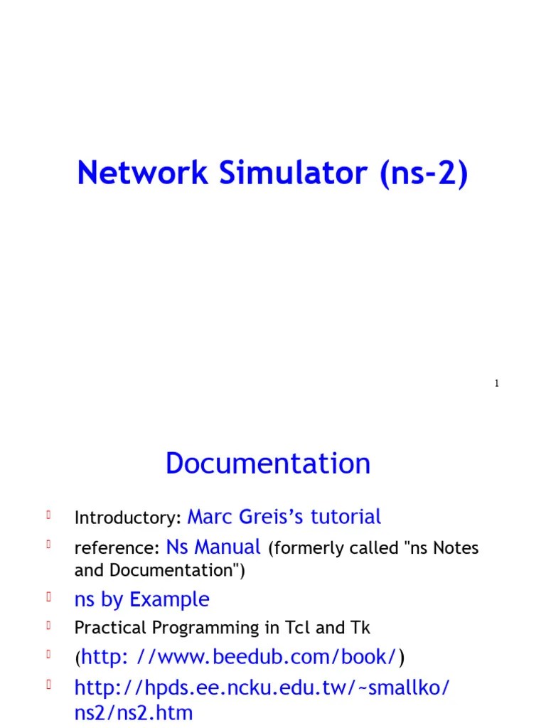 Chapter - 7 Network Simulator | PDF | Computer Network | Networking ...