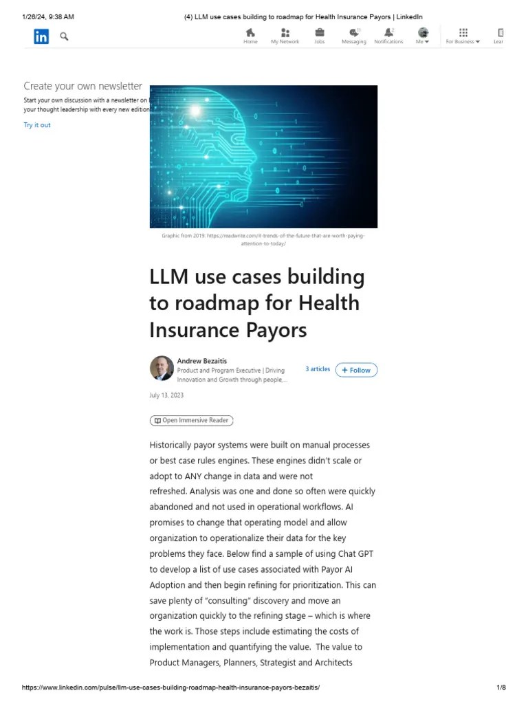 LLM Use Cases | PDF | Health Care | Analytics