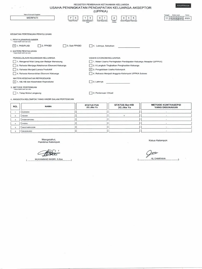 Usaha Peningkatan Pendapatan Keluarga Akseptor | PDF