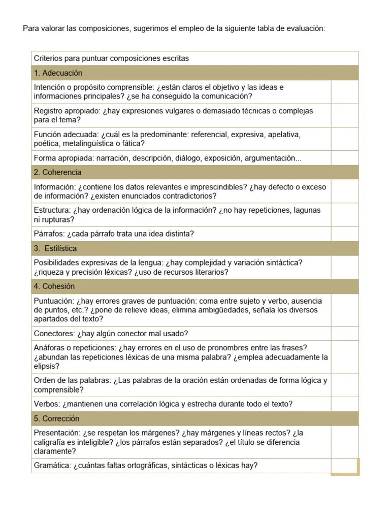 Plantillas De Corrección | PDF | Puntuación | Verbo