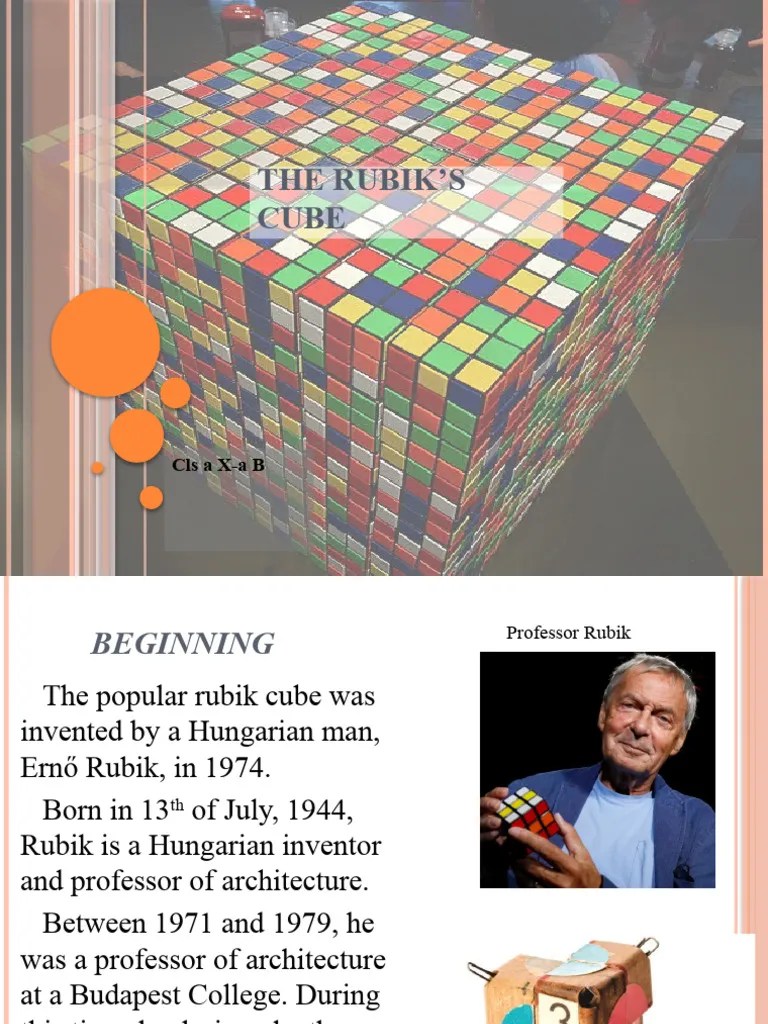 The Rubik Cube | PDF | Popular Scholarship | Recreational Mathematics