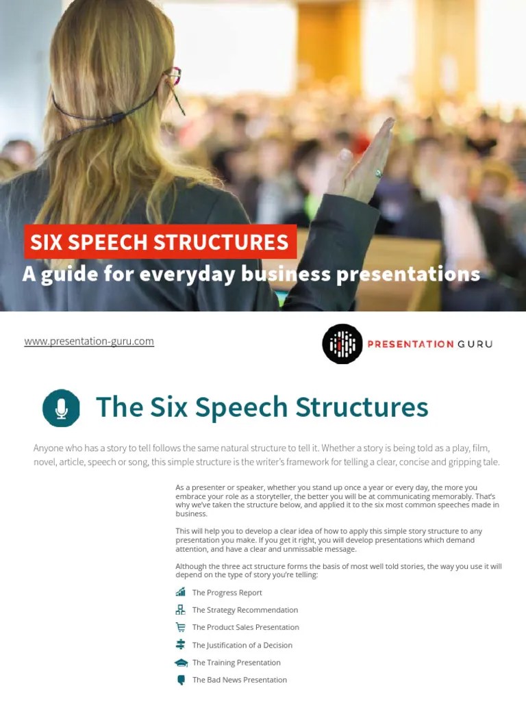 6 Speech Structures Final | Download Free PDF | Cognition