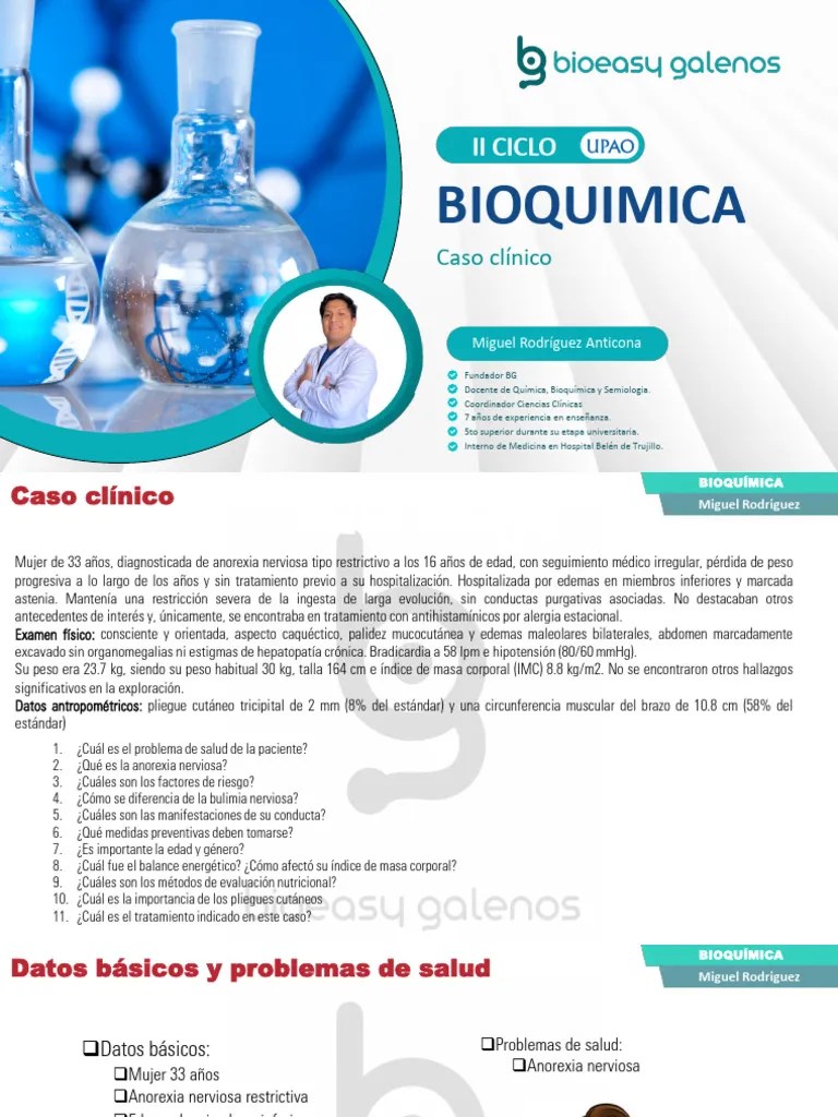 Semana 2 - Caso Clínico | PDF | Anorexia Nerviosa | Índice De Masa Corporal