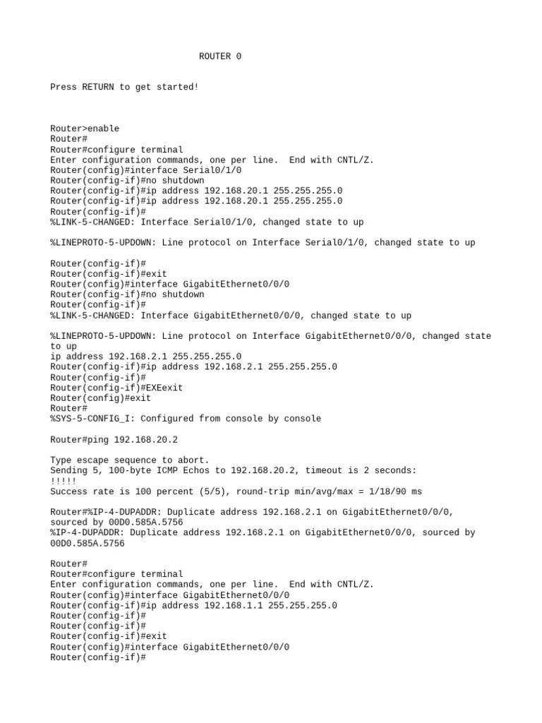 VLAN | PDF | Router (Computing) | Command Line Interface