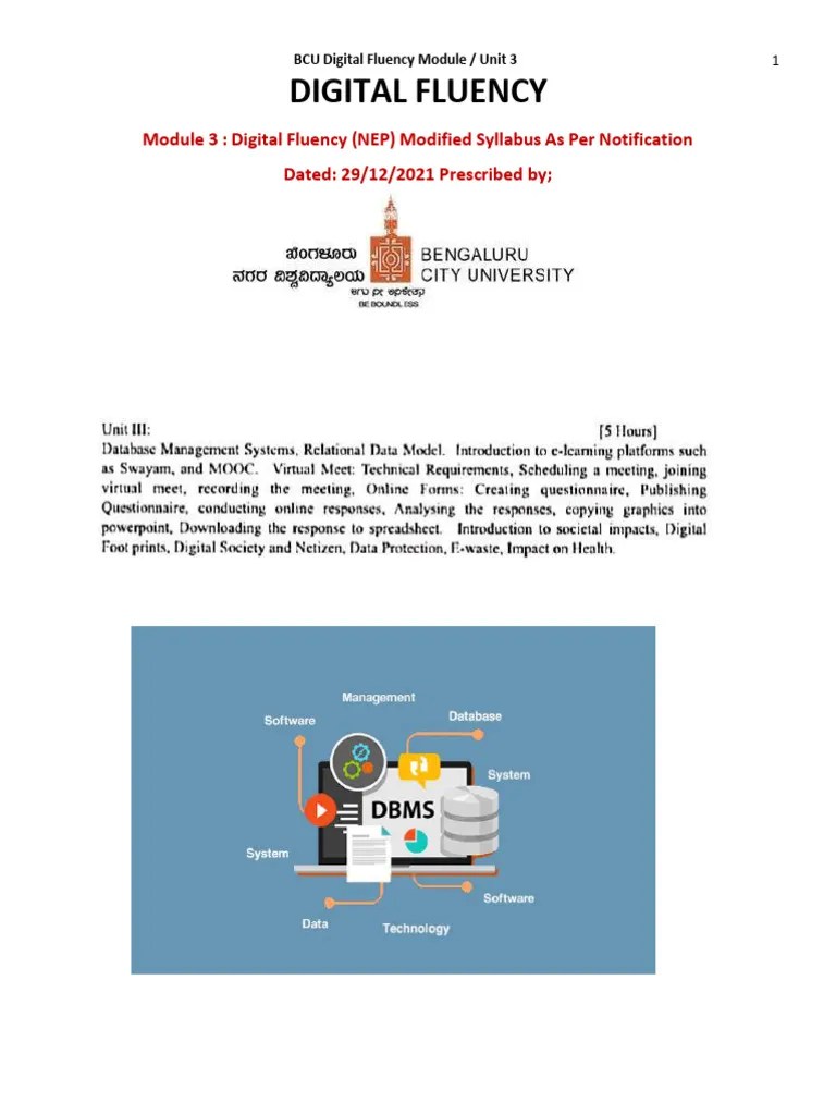 DF Unit 3 Notes | PDF | Databases | Relational Database