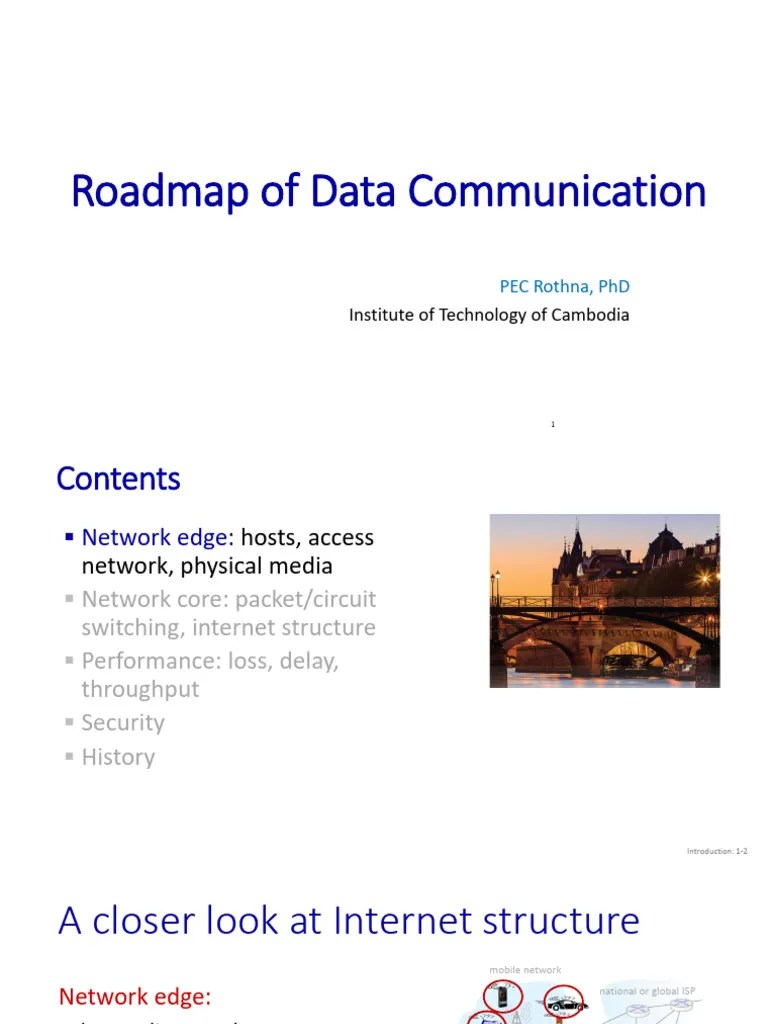 Lect. 02. Roadmap Of Data Netowork | PDF | Computer Network | Transmission Medium
