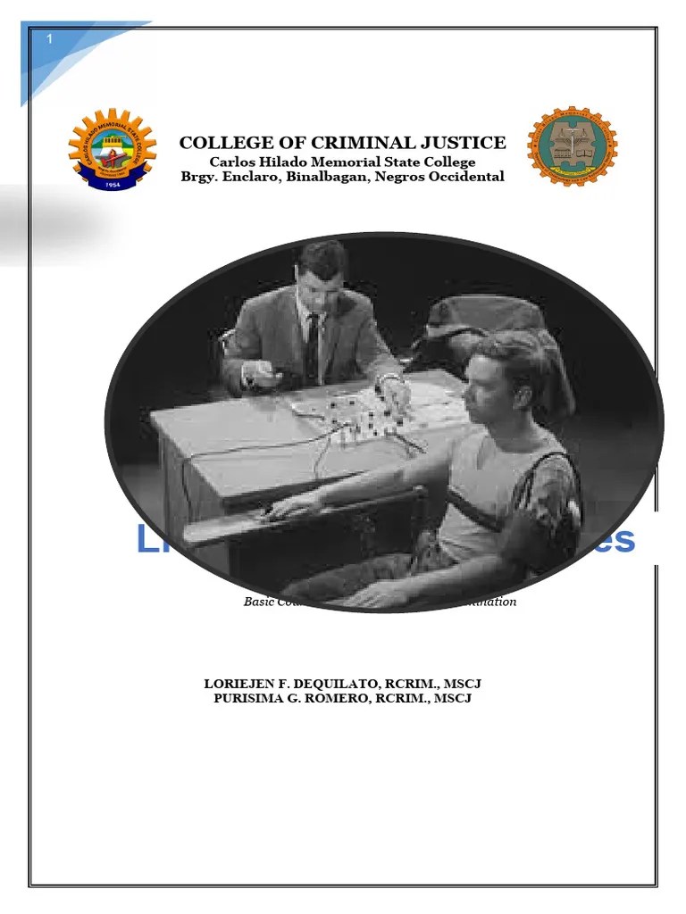 Module In Polygraphy (Lie Detection) | PDF | Computers