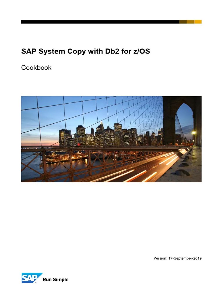SAP System Copy With Db2 For Z - OS - Cookbook | PDF | Ibm Db2 ...